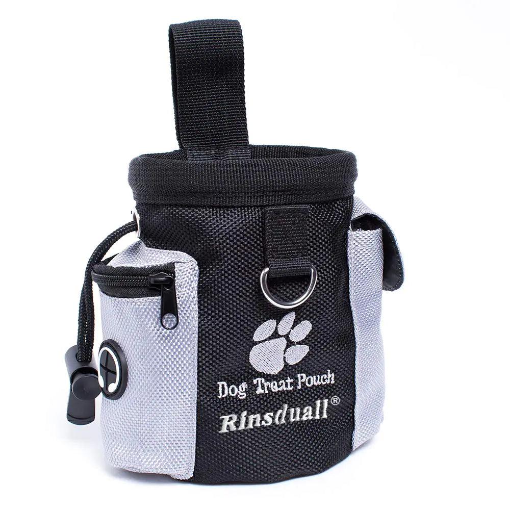 Rinsduall Dog Training Bag Dog Treat Pouch for Training Hands Free Treat Bag Dog Training Treat Waist Bag
