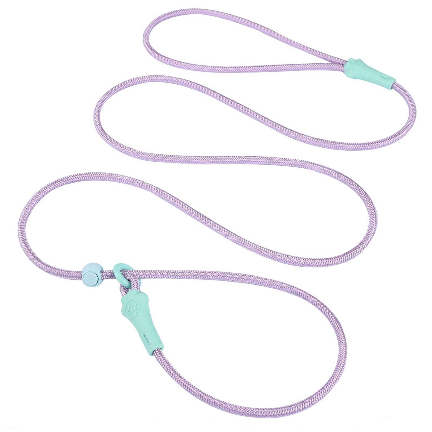 No Pull Dog Leash Slip Lead Dog Leash Dog Leash for Small Medium Large Dogs 6Ft 8 Colors Classic Dog Leash Dog Rope (Purple)