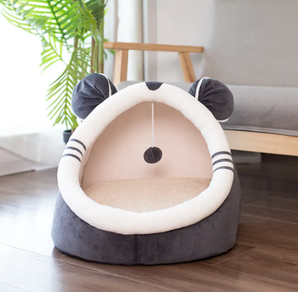 Plush Cat & Dog Bed