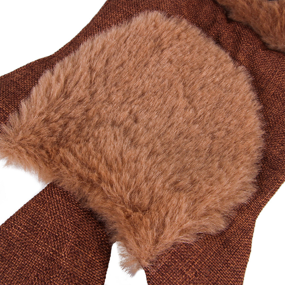 New Plush Squeaky Dog Toy - Realistic Fox & Squirrel