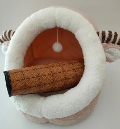 Plush Cat & Dog Bed