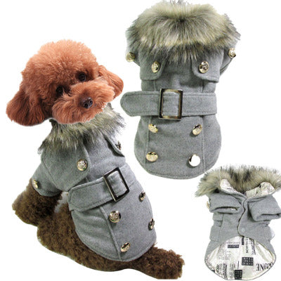 Dog Winter Coat - Warm Cotton Pet Clothing